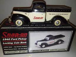 Customs services and international tracking provided. Snap On 1940 Ford Pickup Locking Coin Bank Limited Edition Snap On Fall Sale Tools Nascar Die Cast Nascar Promotional Posters Calendars Clothing Earnhardt Knives And More K Bid