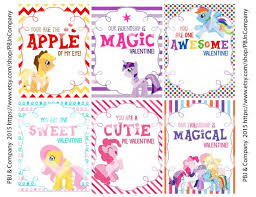 My Little Pony Printable Valentine 39 S Day Cards Digital File Printable Valentines Day Cards My Little Pony Printable Valentine Day Cards