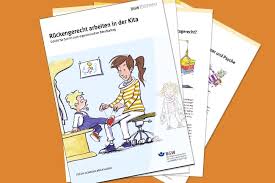 Neue Bgw Broschure Ruckengerecht In Der Kita Arbeiten