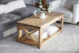 To do this, measure the space around the room. Farmhouse Coffee Table Beginner Under 40 Ana White