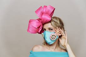 Handcrafted lifestyle expert lia griffith shows you her gorgeous white diy kentucky derby hat decorated with orchids made out of paper. Kentucky Derby 2020 Face Mask Fashion Tips For Kentucky Derby