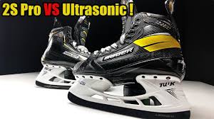 Reflex pro with custom lacing footbed: Bauer Supreme 2s Pro Vs Ultrasonic Hockey Skates Review And Comparison Youtube