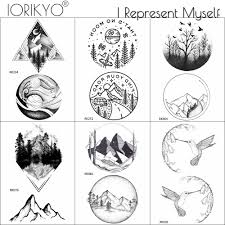 Check spelling or type a new query. Geometric Sketch Forest Small Waterproof Fake Tattoos Stickers For Women Men Ankle Arm Tattoo Temporary Hill Custom Wrist Tatoos Temporary Tattoos Aliexpress