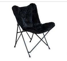 Fluffy Black Chair Butterfly Chair Cool Chairs Comfy Chairs