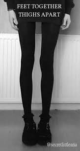 Image result for thinspo thigh gap