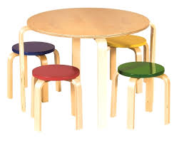 Guide Craft Childrens Classroom Nordic Table And Colored Chairs Set Round Table And Chairs Table And Chair Sets Kids Table Chair Set