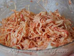 How To Make Spicy Crab For American Sushi Rolls My Sushi Daddy Spicy Crab Sushi Roll Recipes Crab Salad Recipe