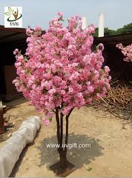 Uvg Miniature Cherry Blossom Tree Artificial Trees Indoor With Pink Flowers For Weddi Peach Blossom Tree Artificial Indoor Trees Artificial Cherry Blossom Tree