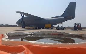 FAP despliega avión Spartan para mitigar incendio forestal en Lambayeque - Altavoz