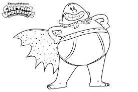 Colours for children captain underpants coloring pages l how to. Perfect The First Epic Movie Captain Underpants Coloring Pages Printable To Print For Kids Pictures Ecolorings Info