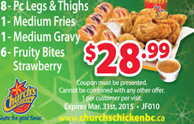 Church S Chicken Coupons Fruity Chicken Food