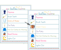 11 Explanatory Free Printable Morning Routine Charts With