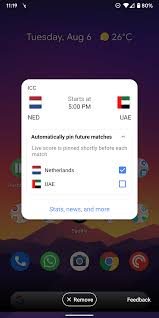 Maybe you would like to learn more about one of these? Google Automatically Pins Live Scores For Your Favorite Team S Future Matches