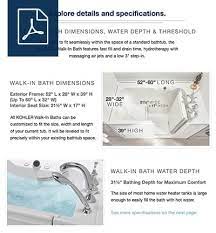 We did not find results for: Walk In Tub Dimensions Kohler Walk In Bath