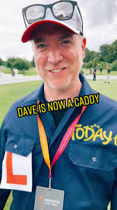 Dave Caddies for Dermot at Irish Open Pro-Am