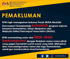 Rekaaan terbaru logo ini telah direka khas. Kementerian Pendidikan Malaysia Pemakluman Mengenai Perak Muda Medalist Dancesport Championship Yang Dianjurkan Baru Baru Bukanlah Program Anjuran Bersama Kementerian Pendidikan Malaysia Harap Maklum Facebook