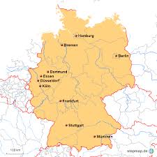 Es gibt 13 großstädte in deutschland, die einem landkreis oder einem kommunalverband besonderer art angehören. Die Grossten Stadte Deutschlands Von Apricot19 Landkarte Fur Deutschland