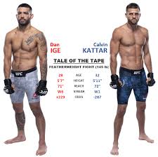 With yair rodriguez out, calvin kattar offers to step in on short notice to fight zabit magomedsharipov on august 29th. Ufc On Espn 13 July 15 2020 Dan Ige Vs Calvin Kattar Fantasycruncher Com Dfs Articles Insights