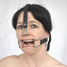 Honeylust - BDSM Mouth Hook + Nose Hook Lockable - Mouth Gag with Metal  Hook - Bondage SM Sex Toy Head Harness - Sex Fetish Mouth Spreader :  Amazon.co.uk: Health & Personal Care