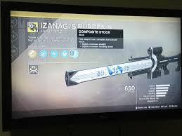 After that, complete the shattered throne dungeon in the dreaming city; Just Got Izanagi S Burden And I M Absolutely In Love With It And I Don T Know If I M Ever Gonna Change It Out Destiny2