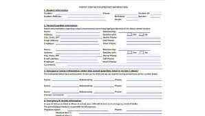 Send an email authorizing a specific person to pick up the card for you. Free 8 Sample Parent Contact Forms In Pdf Ms Word