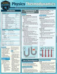 Quickstudy Physics Thermodynamics Laminated Study Guide Thermodynamics Physics Lessons Kinetic Theory