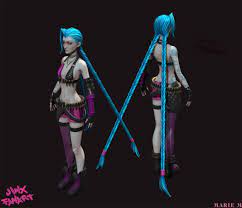 Jinx, the loose cannon, Tits WIP - Page 3 — polycount