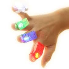 Infmetry Laser Finger Light Beams Ring Christmas Gifts Finger Lights Light Beam Bright Led