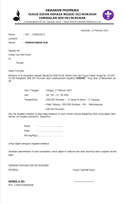 Beberapa contoh surat permohonan izin kegiatan. Contoh Surat Magang Pramuka Contoh Surat