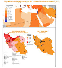 By comparison, slovenia (who's territory is roughly the same size as israel's) has a population density of 102 people per km 2; Population Of Iran Chronicle Fanack Com