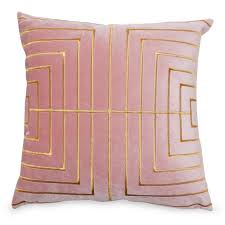 Place throw pillows on a bare sofa to spruce up the furniture's design. Modrn Glam Metallic Stitched Decorative Throw Pillow 20 X 20 Walmart Com Walmart Com