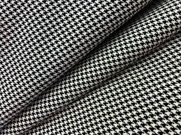 Black And White Houndstooth Upholstery Fabric Traditional Design Upholstery And Home Decorating Fabric Heavy Woven Cotton Rayon Backed For Upholstery Repeat 1 2 X Traditional Fabric Black And Tan Fabric