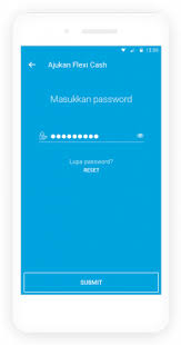 Masukkan password jenius, lalu pilih submit. Selalu Siap Untuk Kebutuhan Dadakan Dengan Flexi Cash