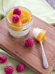 Peach Melba Panna Cotta Peach Melba Food Delicious Desserts