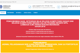 Seleksi mutasi pindah masuk periode iii tahun 2020 klik disini untuk menuju aplikasi mutasi online Pengumuman Cpns 2019 Lipi Simak Di Sini Hasil Lengkapnya Halaman All Kompas Com