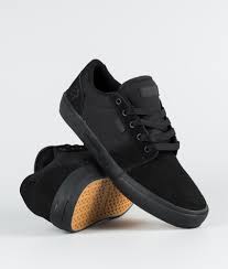 etnies barge ls shoes black black black