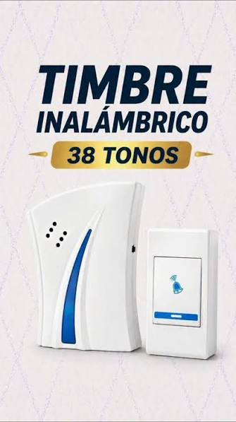 TIMBRE ELECTRONICO INALAMBRICO KBTE136