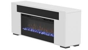 This stunning electric fireplace provides supplemental zone heating for up to 400 sq. Dimplex Electric Fireplace Tv Stand Media Console And Entertainment Center With 50 Glass Ember Bed Acrylic Ice Firebox And Sound Bar In White Finish Haley Gds50g5 1671w Amazon Co Uk Diy Tools