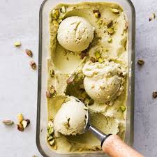 Paleo Vegan Pistachio Ice Cream Only 4 Ingredients Recipe Pistachio Ice Cream Ice Cream Pistachio Dessert
