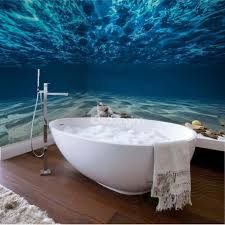 Use the extra space below to add storage. Find 10 Bathroom Ideas That Suit A Creative Person Like You For You Bathroom Wall Mural Wall Murals 3d Wallpaper Bathroom