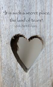 It Is Such A Secret Place The Land Of Tears The Land Of Tears Secret Places Love Quotes