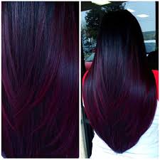 Hey guys, this is kareena back with another new video where i'll be showing you, how to colour your hair burgundy at home. Deep Wine Colored Balayage Behindthechair Com Wine Hair Hair Color Burgundy Wine Hair Color