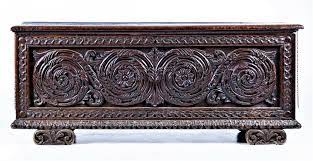 Italian renaissance furniture shows a strong architectural bias, and the purpose of the piece, as in roman furniture, was subordinate to its form. Carved Valnut Chest Renaissance Italian Of 16th Century Ref 80200