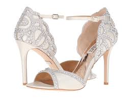 35 Wedding Shoes You Won T Believe Are From Zappos Brides Bridal Shoes Satin Shoes Sparkly Wedding Shoes