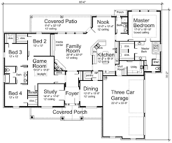 My Realistic Dream House Plan I Love The Kids Bedrooms All On One End Of The House With The Game Room House Plans Dream House Plans Floor Plans