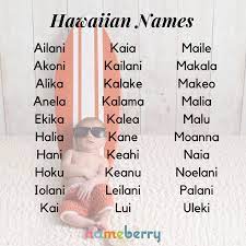 Baby name encyclopedia from the baby name wizard: 101 Hawaiian Baby Names Baby Names Baby Name List Baby Girl Names Unique