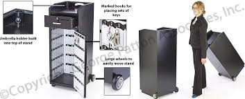 Black presentation lectern for schools and seminars. Valet Podium With Key Cabinet Locking Drawer Wheels 100 Hooks Black Valet Valet Station Drawers