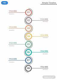 Simple Timeline Template Free Pdf Google Docs Word Apple Pages Template Net Timeline Infographic Design Simple Timeline Flow Chart Design