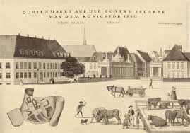Alexanderplatz Ochsenmarkt Auf Der Contre Escarpe Vor Dem Koenigstor Um 1780 Berlin Geschichte Berlin Alexanderplatz Berlin