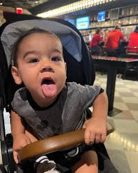 Today, our family celebrated our 6th wedding anniversary. We arrived in  Vegas last night and spent today at the Disney Immersive Exhibit which  Buzzy LOVED! Tonight we had a great steak dinner